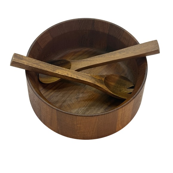 Gorgeous Dansk Teak Salad Serving Bowl ~ Vintage JHQ Denmark Quistgaard ~MCM